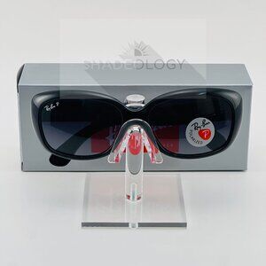 NEW Ray-Ban Jackie Ohh Tortoise Black Frame Gradient Polarized Lens RB4101 58-17